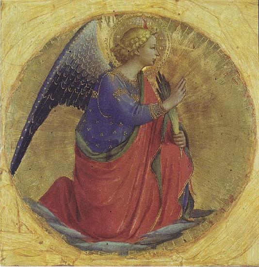 Fra Angelico Angel of the Annunciation from the Polittico Guidalotti Sweden oil painting art